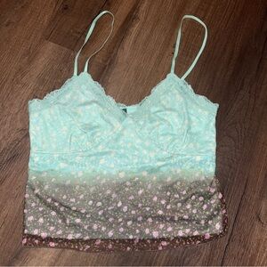 NWT Wild Fable Floral Cami Crop Top